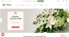 Desktop Screenshot of freshflowers.com.au